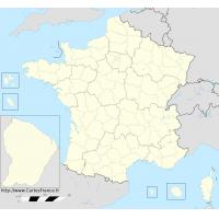 Fond de carte des departements