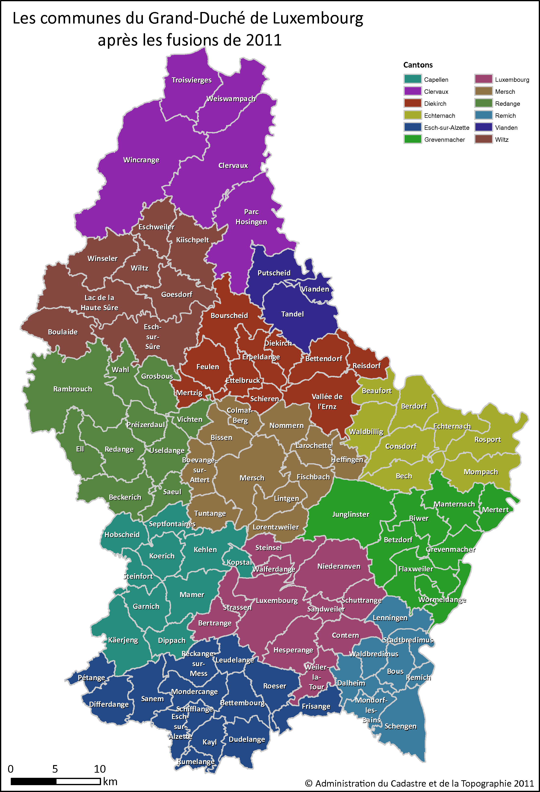 Free Printable Labeled And Blank Map Of Luxembourg In - vrogue.co