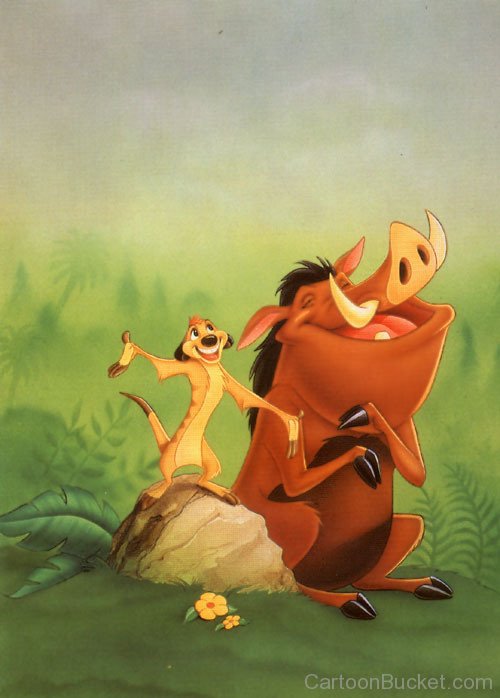 Timon With Pumbaa