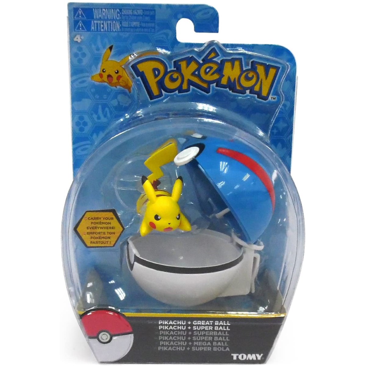 Pokemon Clip N Carry Pokemon & Pokeball Assorted | Action Toys, Figures ...