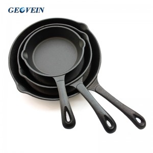 Nonstick Cast Iron Frying Pan Set Of 3