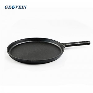 Round Cast Iron Tawa Pan Frying Pan Skillet