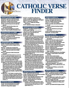 Catholic Verse Finder LARGE EDITION [SJCSLARGE]