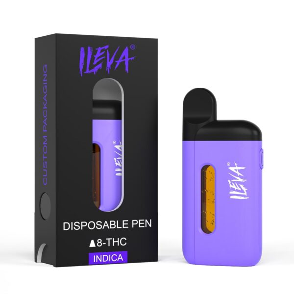 ILEVA LFDP59 5Gram Sativa Disposable Vape for D8/D10/THCO/HHC/THC/CBD - Image 3