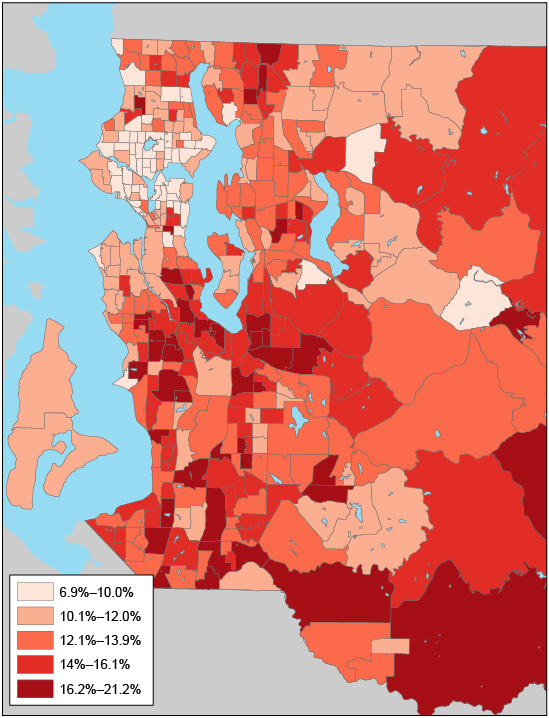 Preventing Chronic Disease | The Geography of Diabetes by Census Tract ...