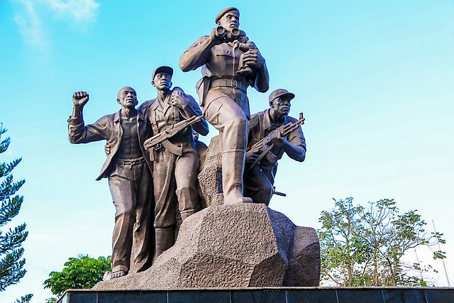 This monument is to symbolize the campaign against genocide. It is a military museum located in Kigali Rwanda.