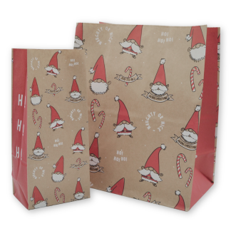 Christmas Gusset Paper Bags