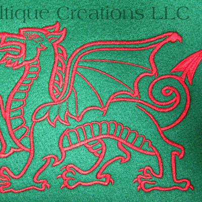 Welsh Dragon Outline