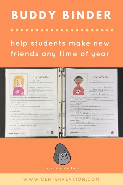 how to make friends at school activities centervention