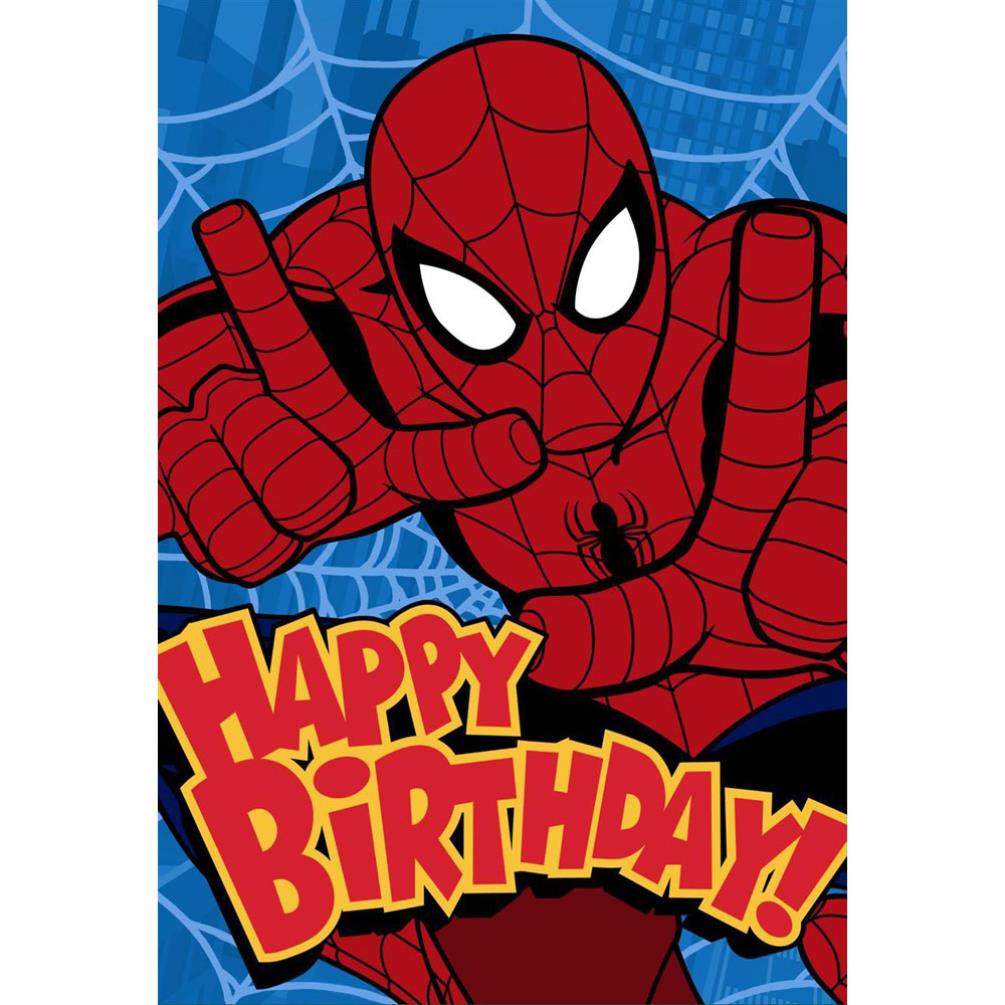 spiderman printable birthday cards printbirthdaycards - happy birthday ...