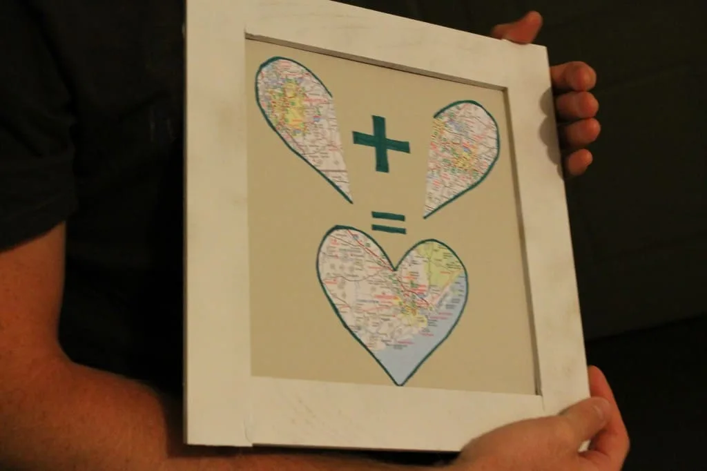 Sentimental Map Art - Charleston Crafted