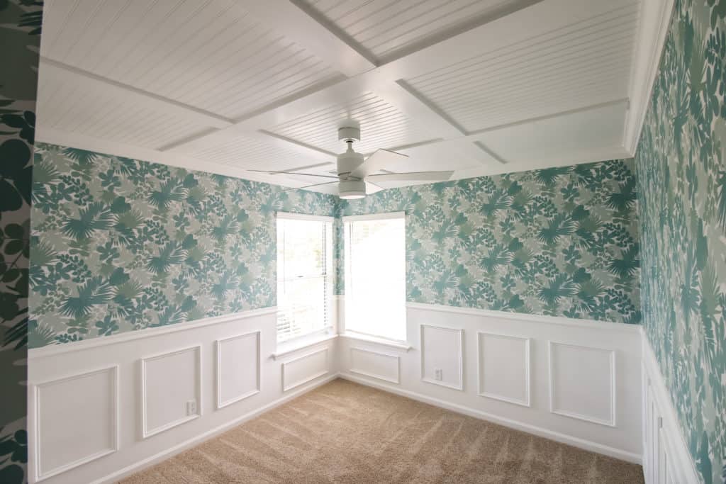 DIY Coffered Ceiling