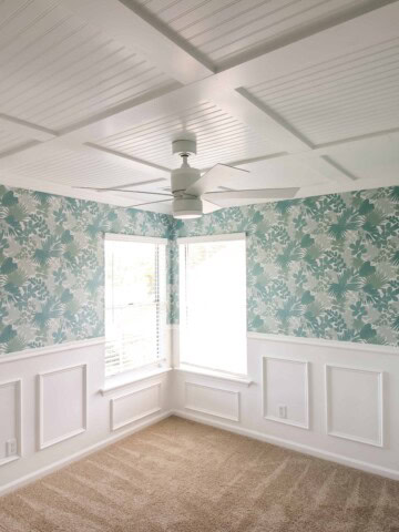 DIY Coffered Ceiling