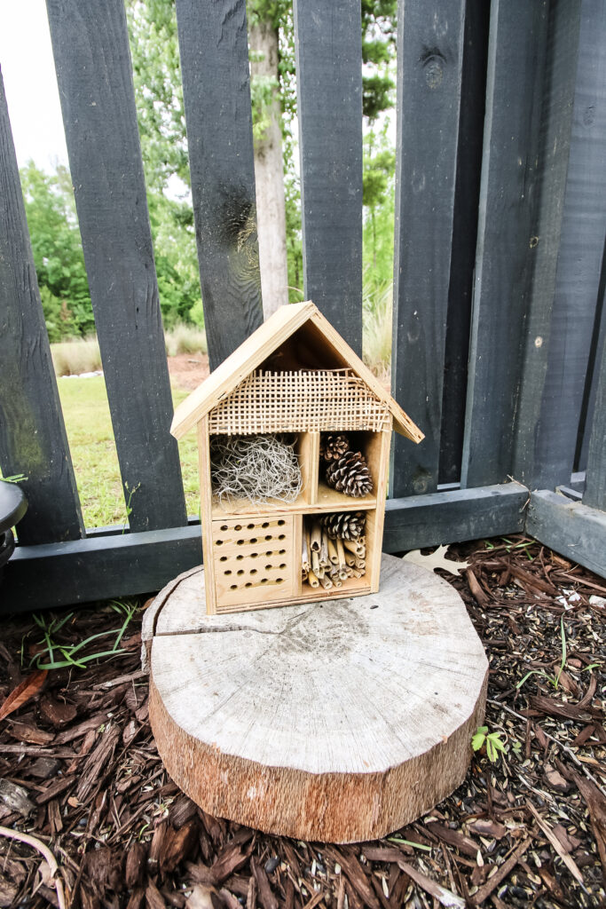 Bug hotel in the yard