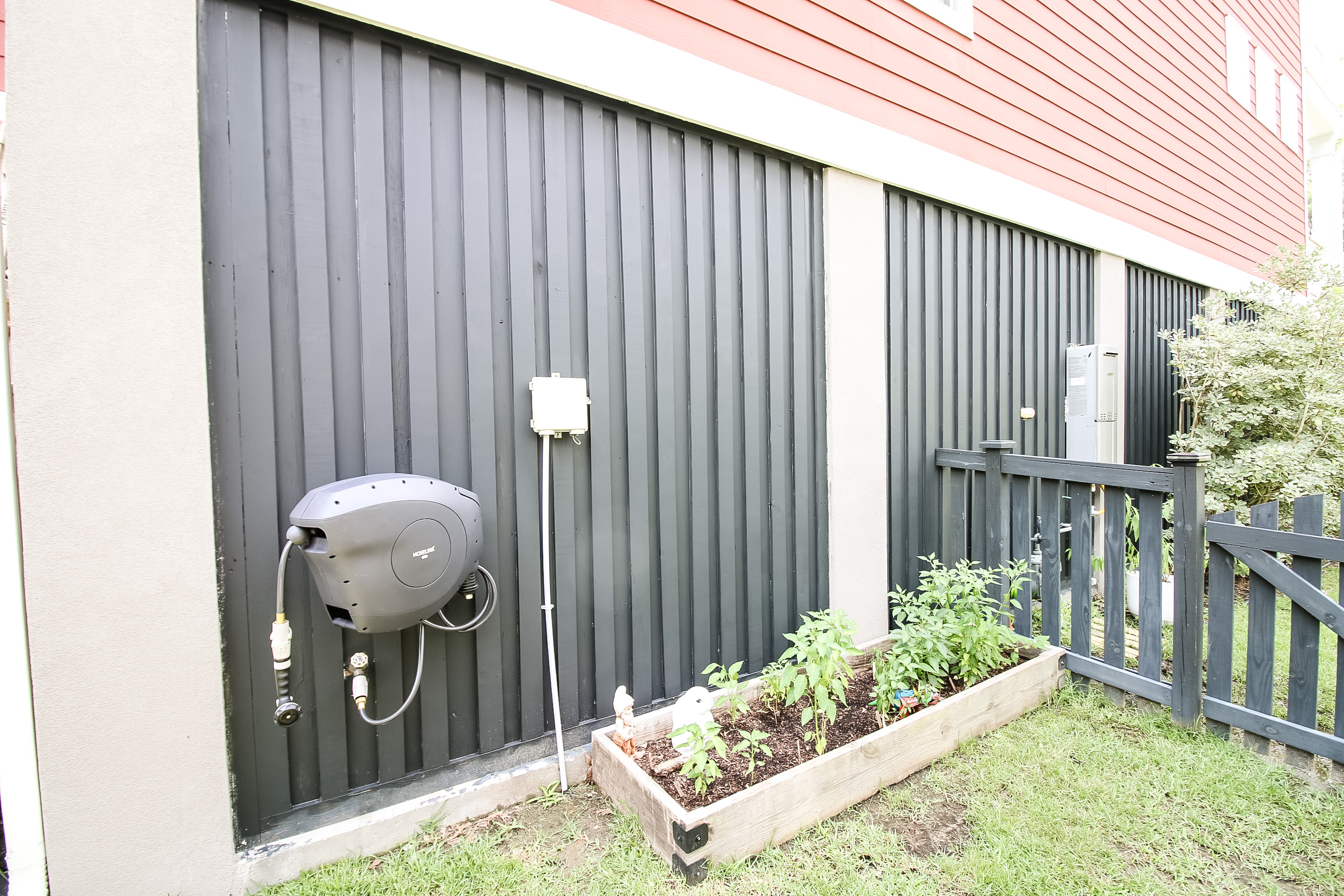 Garage slats enclosed