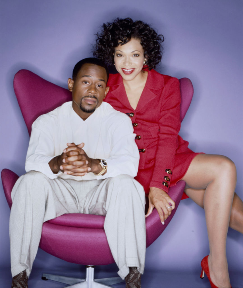 Martin Lawrence and Tisha Campbell of 'Martin'