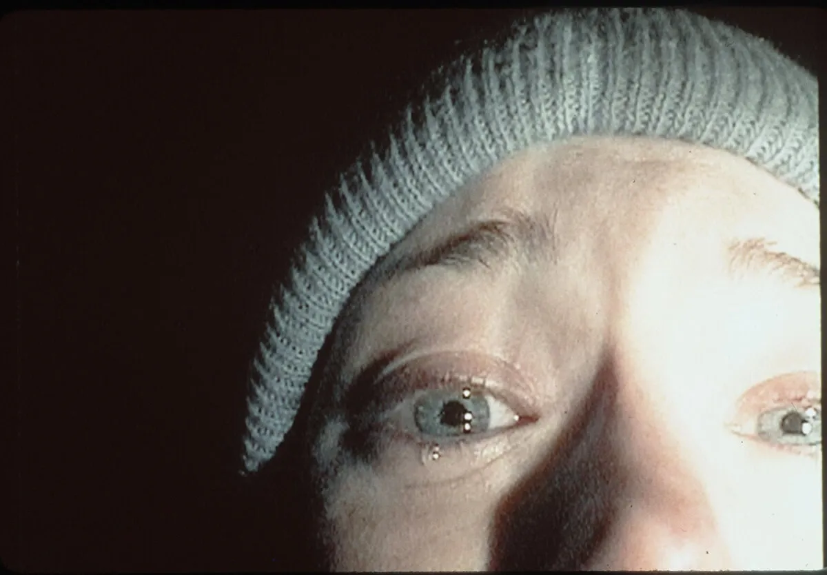 Heather Donahue in a scene from 'The Blair Witch'.