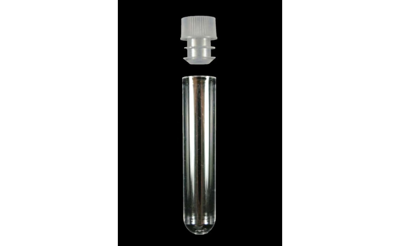 test tube, glass, with cap 18mm x150mm