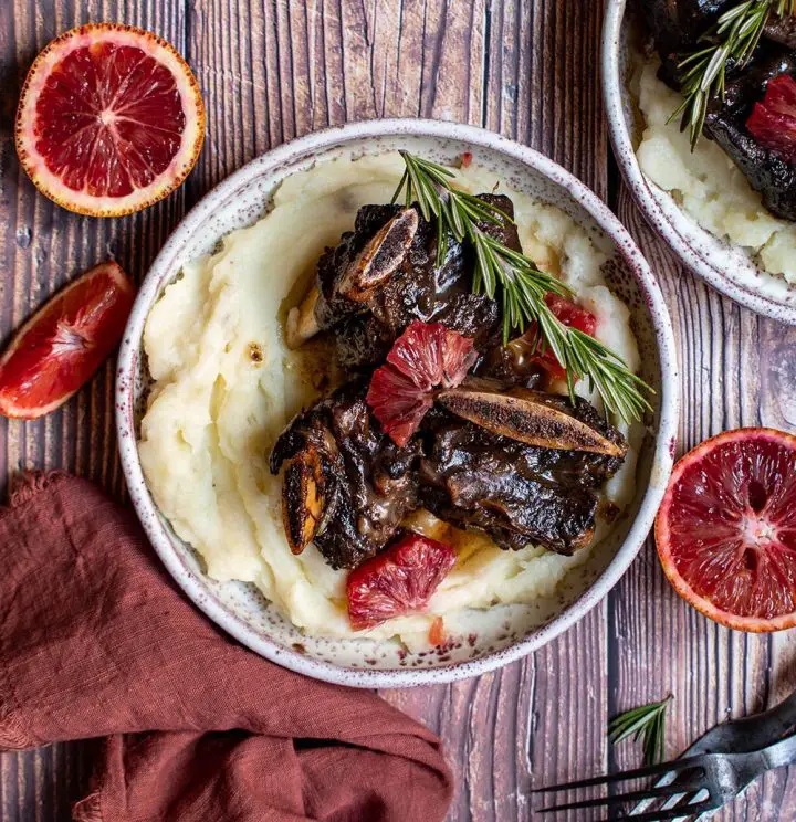 balsamic blood orange braised short ribs