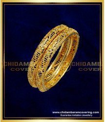 KBL040 - 1.10 Size Latest Collection Baby Bangles Gold Plated Kids Jewellery Online 