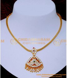 NLC1576 - Cute Simple Rope Chain Impon Necklace Jewelry Design