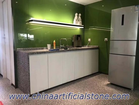 Cement Terrazzo Benchtop Slab