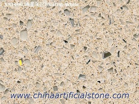 Stellar Marrone Crema Stellar Quartz Slab