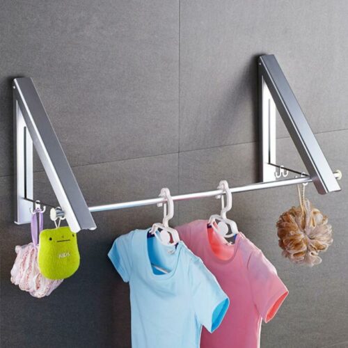 Aluminum Retractable Wall Mounted Hanging Clothes Line