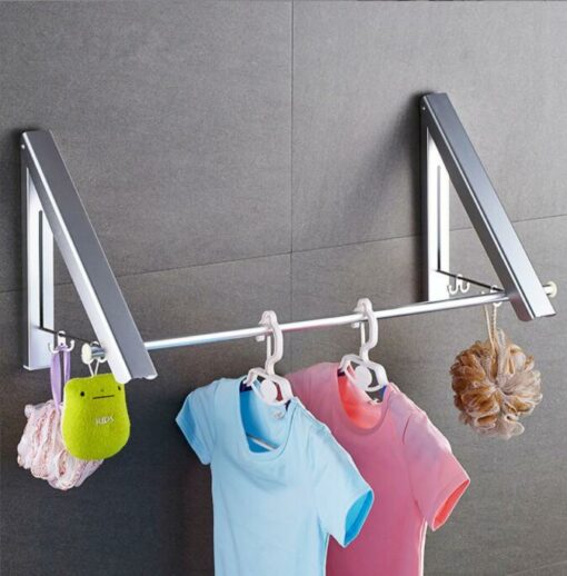 Aluminum Retractable Wall Mounted Hanging Clothes Line