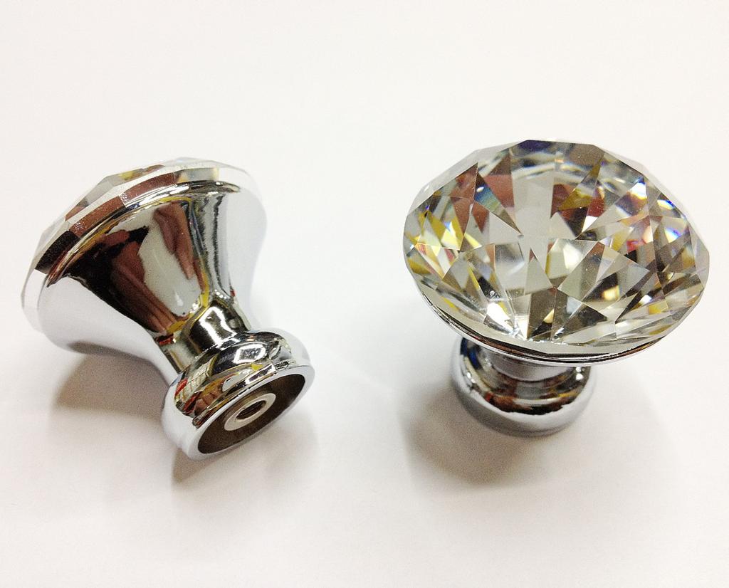 Sparking Crystal Cabinet Knob