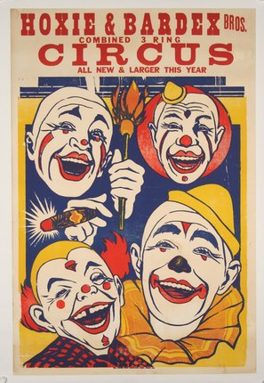 Hoxie & Bardex Bros. Circus | Original Vintage Poster | Chisholm ...