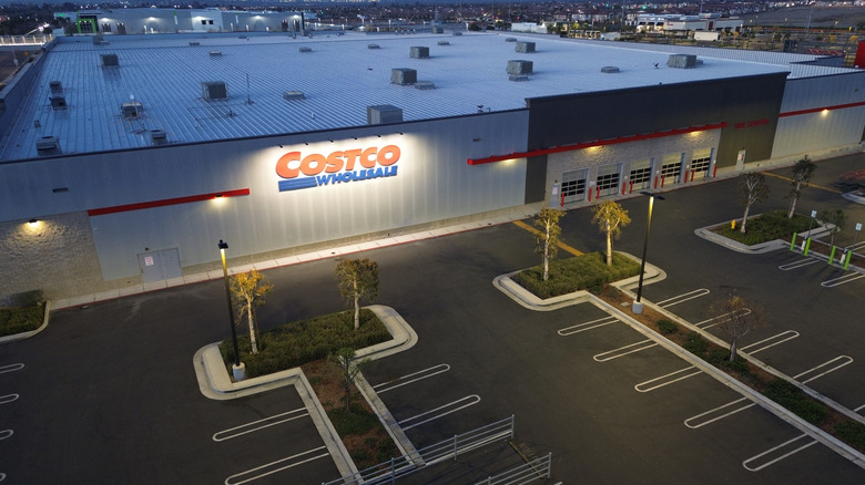 The outside of a Costco warehouse