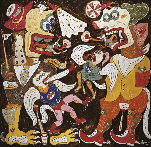 HERI DONO (b. Indonesia 1960) , Fighting to create a new hero | Christie's