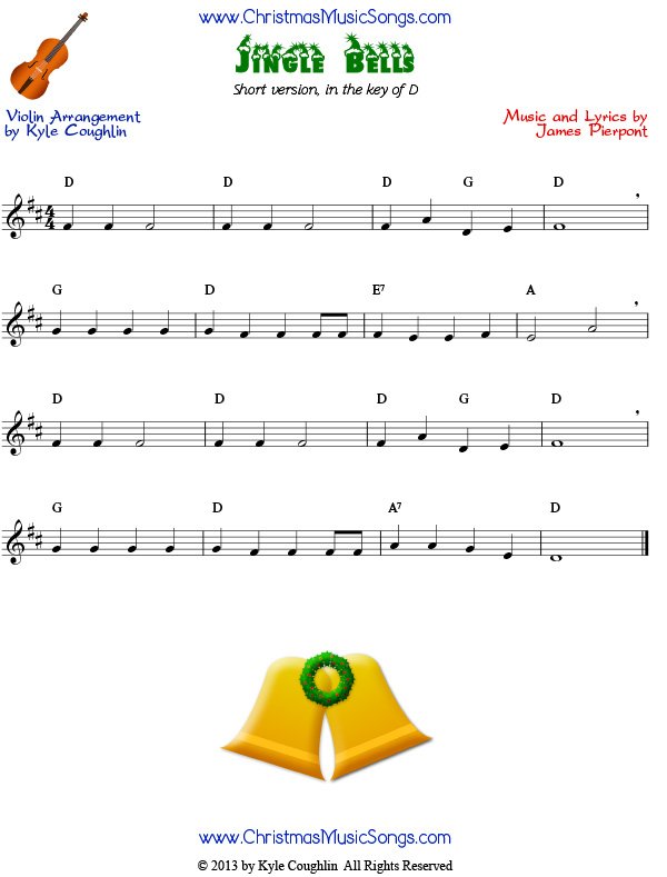 Jingle Bells Rock Sheet Music For Beginners