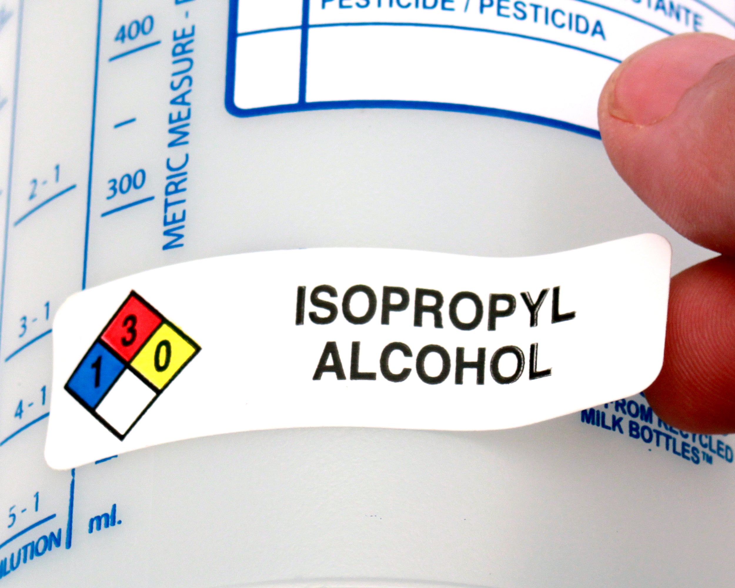 Isopropyl Alcohol Label