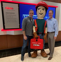 Ciena mascot Lightworks Lou