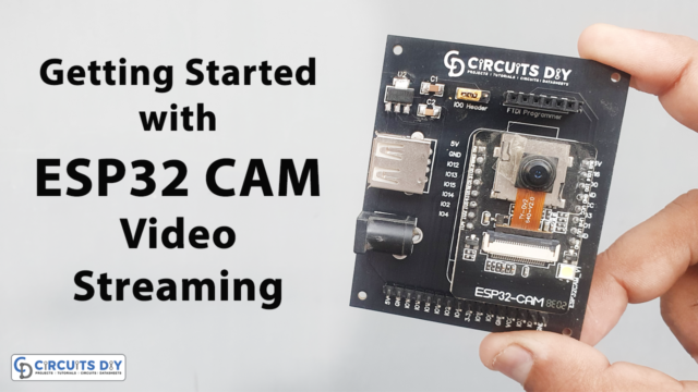 Getting Started with ESP32 CAM & Video Streaming Over WiFi