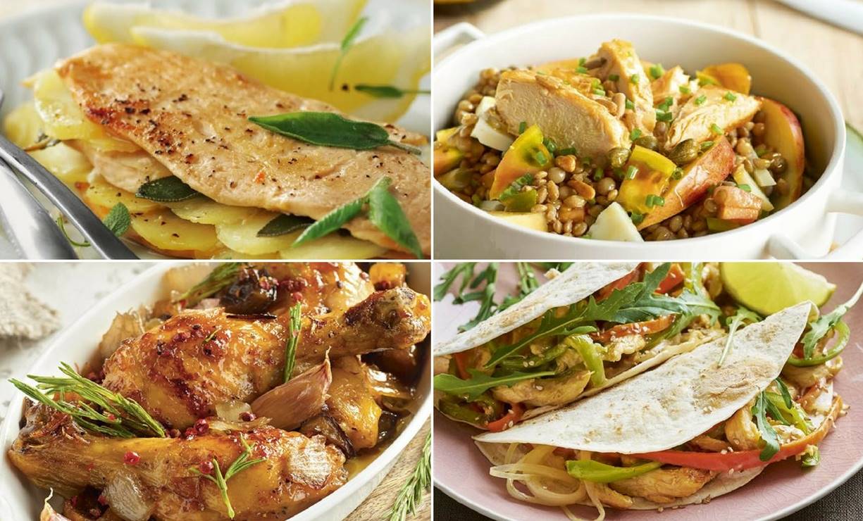 Recetas con pollo fáciles, ligeras, y súper sabrosas