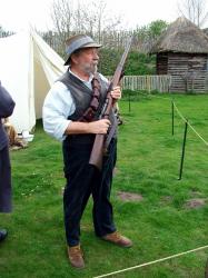 Boer fighter on guard