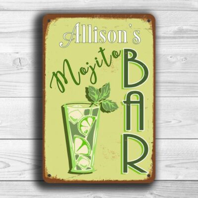 CUSTOM MOJITO BAR Sign