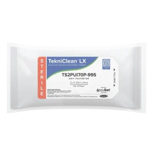 image representing TS2PUI70P-99S sterile presaturated polyester 70% isopropyl wipe