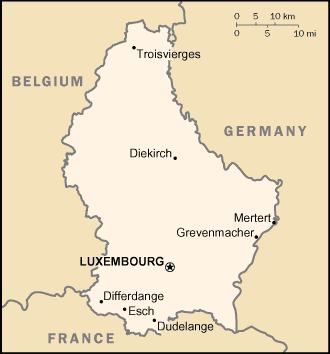 Climate information for Luxembourg - Climate Zone