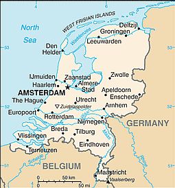 Netherlands Climate Map