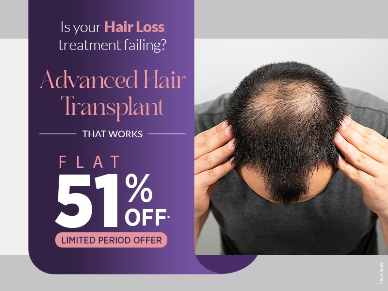 Hair TRANSPLANT 51% OFF