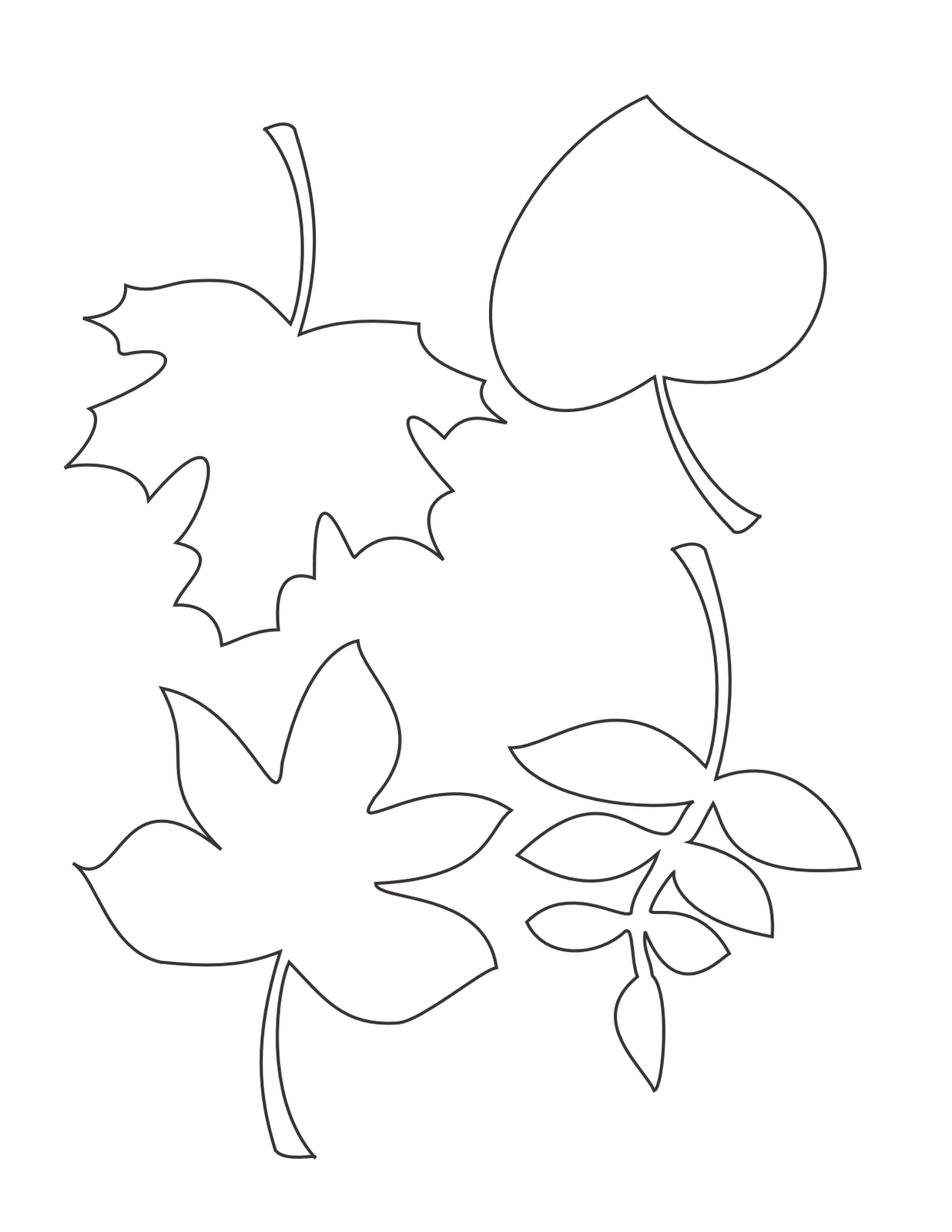 Free Printable Leaf Pattern