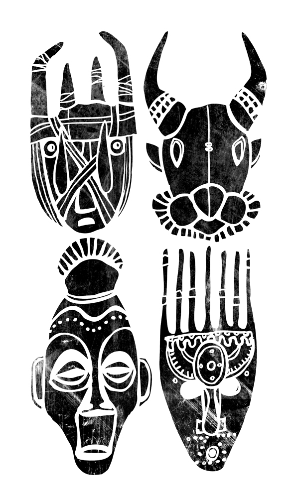 Art African Mask Designs - pic-bite