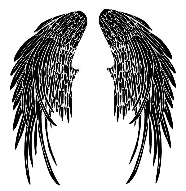 Black Wings Angel - ClipArt Best