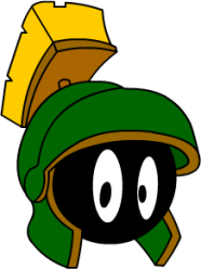 Marvin The Martian Face - ClipArt Best