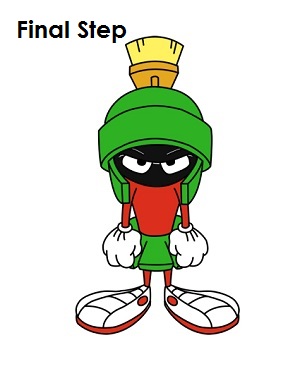 How to Draw Marvin the Martian