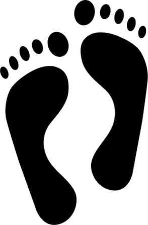 Footprints Gif - ClipArt Best